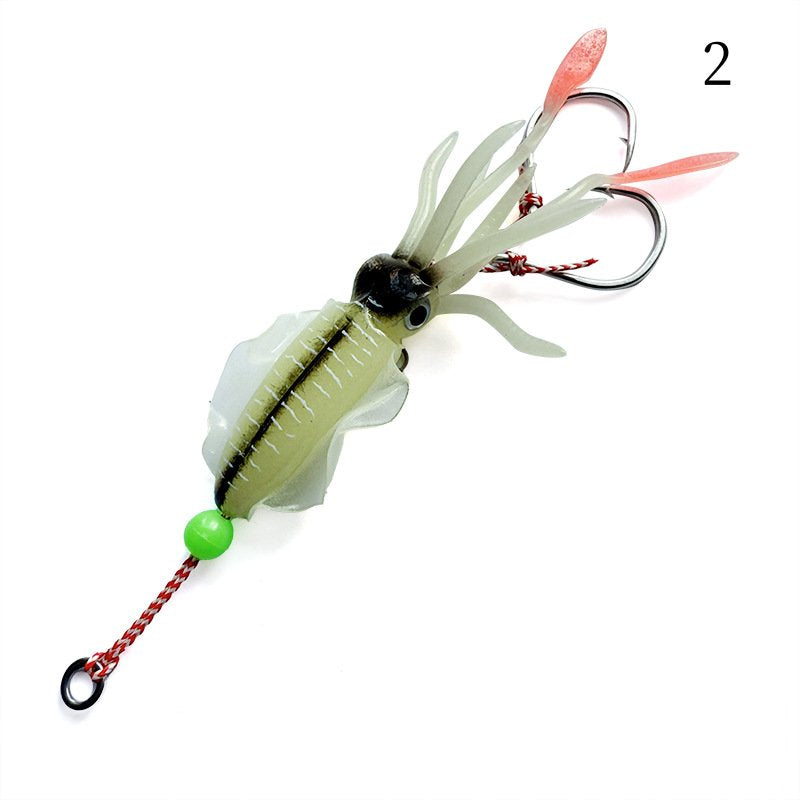 20 pc 5g 8.2g 15.8g squid shaped lure soft bait