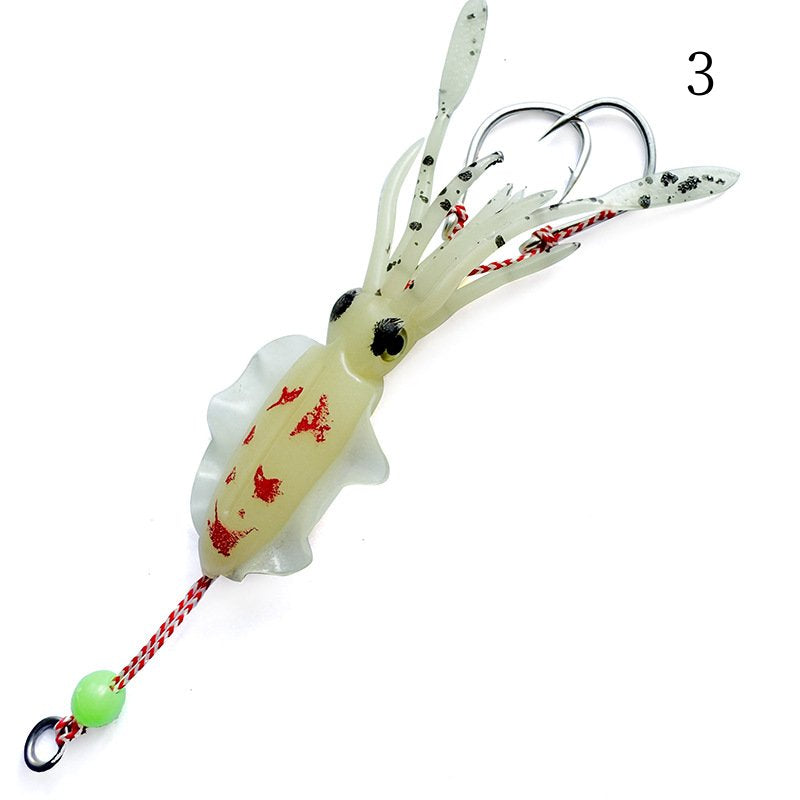 20 pc 5g 8.2g 15.8g squid shaped lure soft bait