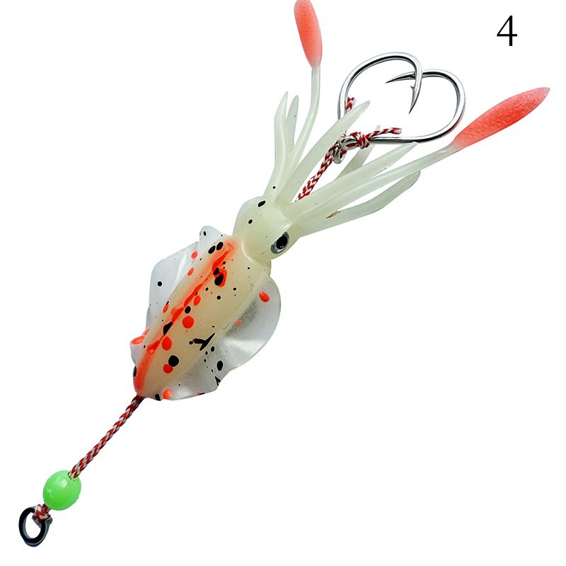 20 pc 5g 8.2g 15.8g squid shaped lure soft bait