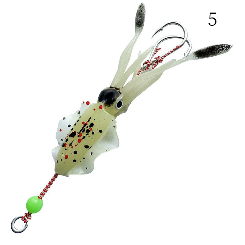 20 pc 5g 8.2g 15.8g squid shaped lure soft bait