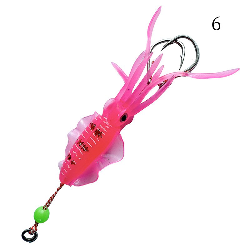 20 pc 5g 8.2g 15.8g squid shaped lure soft bait