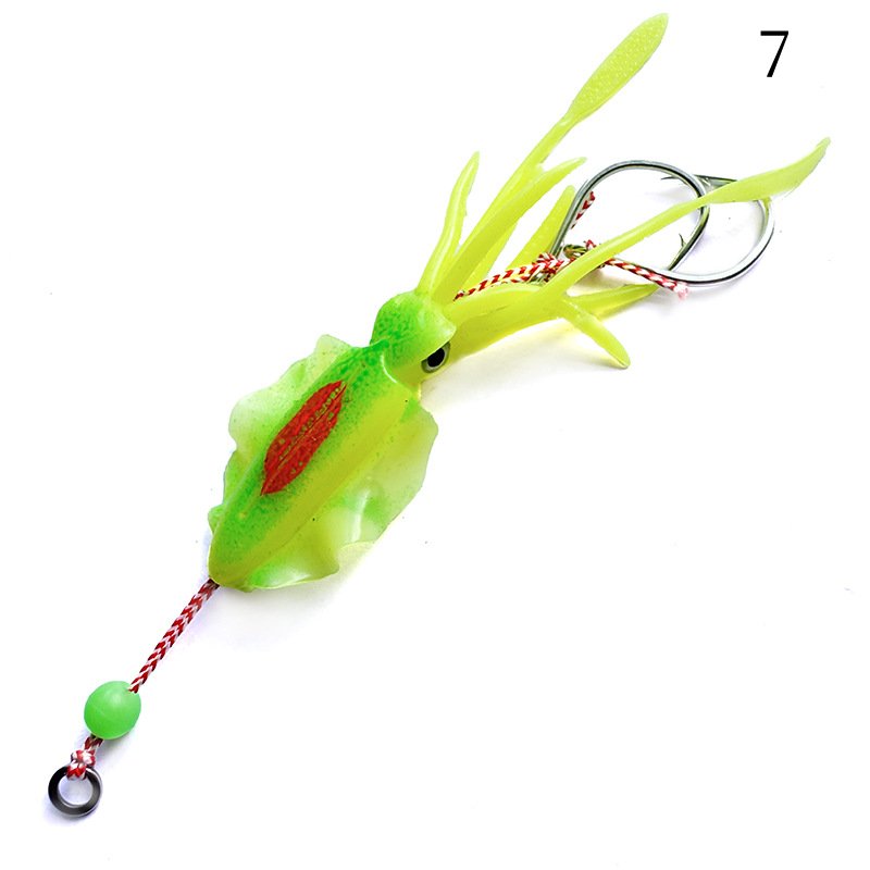 20 pc 5g 8.2g 15.8g squid shaped lure soft bait