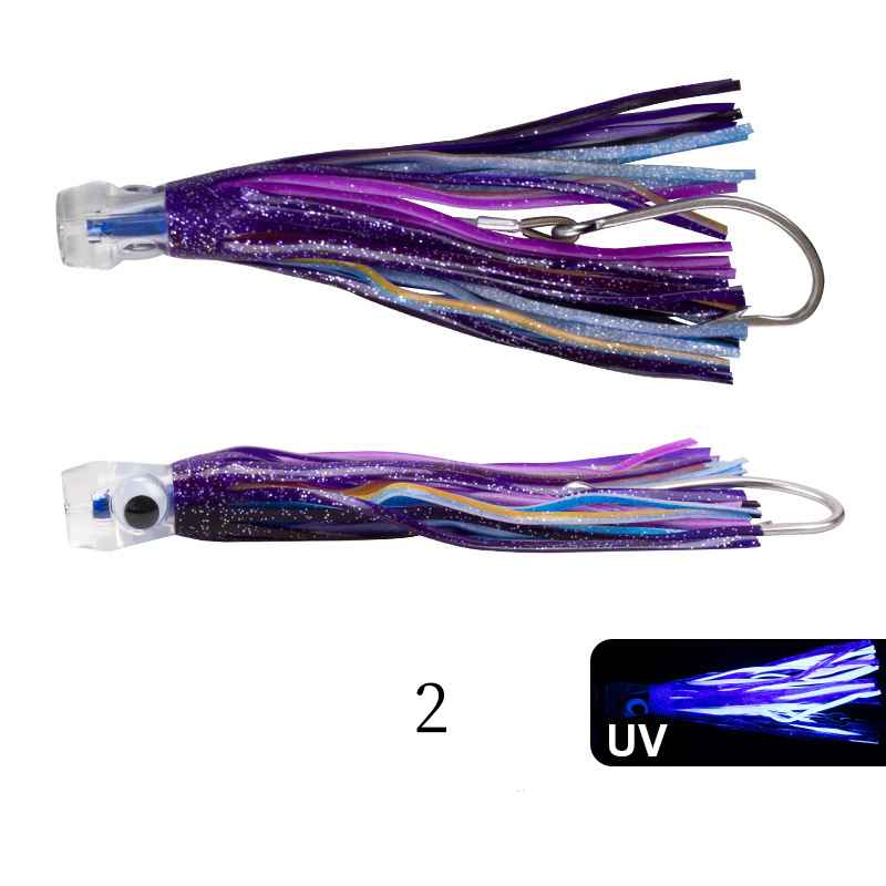 2pc 16.5cm 50g Squid Shape Trolling Lure