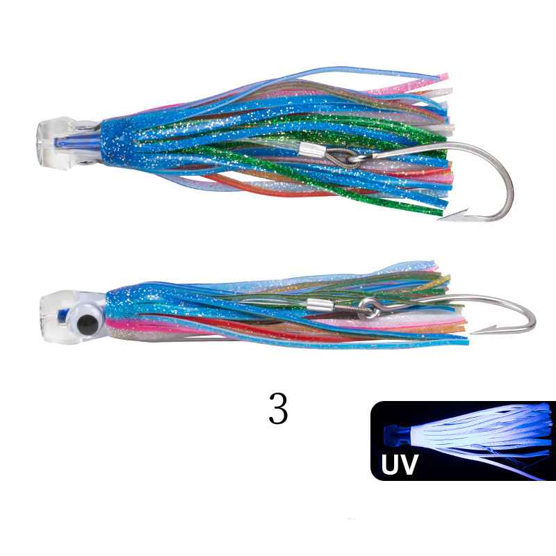 2pc 16.5cm 50g Squid Shape Trolling Lure