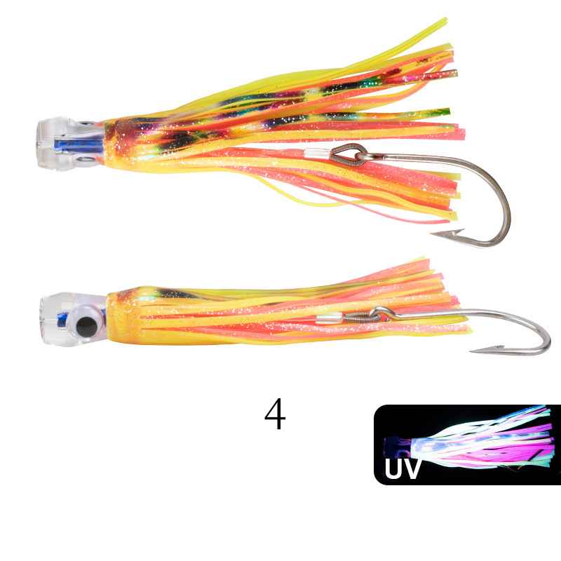 2pc 16.5cm 50g Squid Shape Trolling Lure