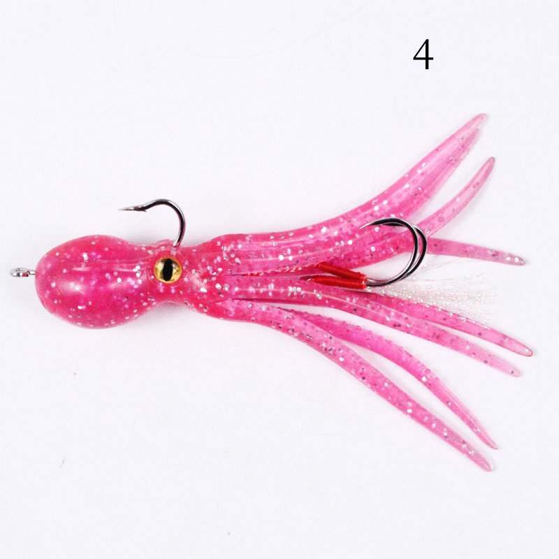 5 pc 11cm 21g Lead-wrapped squid soft bait