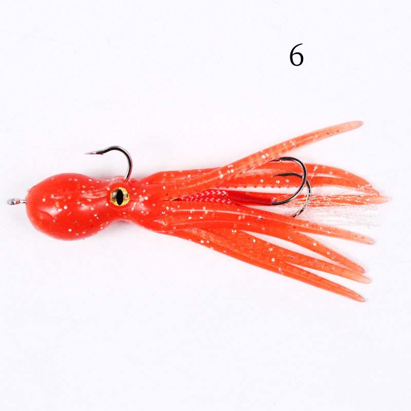 5 pc 11cm 21g Lead-wrapped squid soft bait
