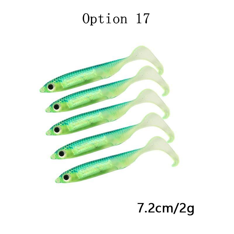 10pcs 2.0/2.2/2.7g plastic soft lure