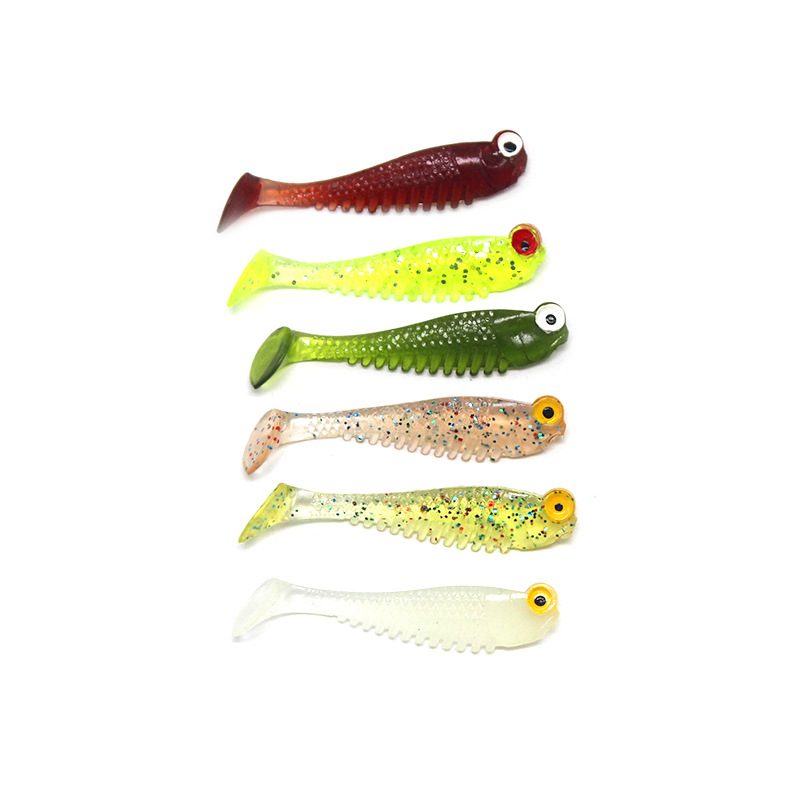 10pcs 1.2g/2.8g plastic soft lure