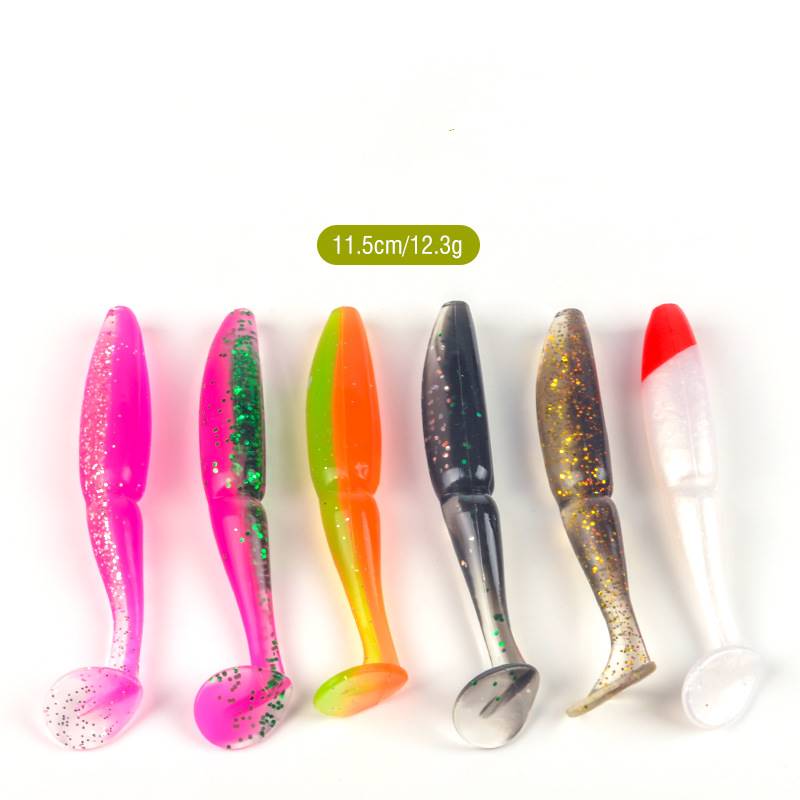 2pcs 12.3g 11.5cm plastic soft lure