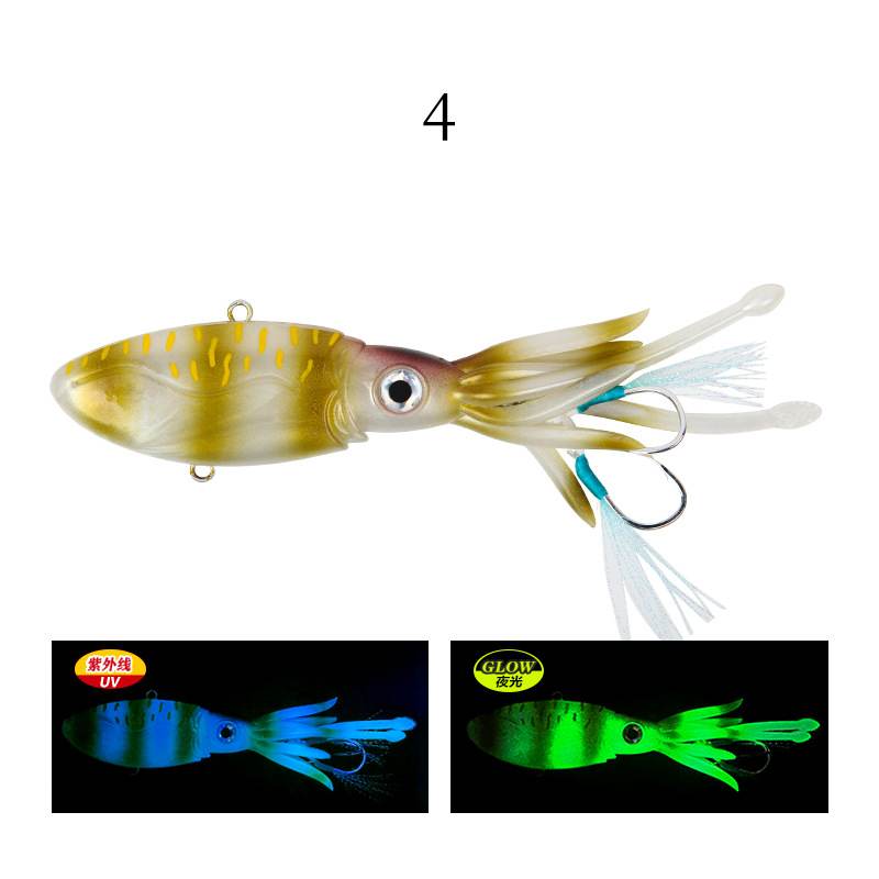 50 pc 90g 130g deep sea large squid shaped lure soft bait