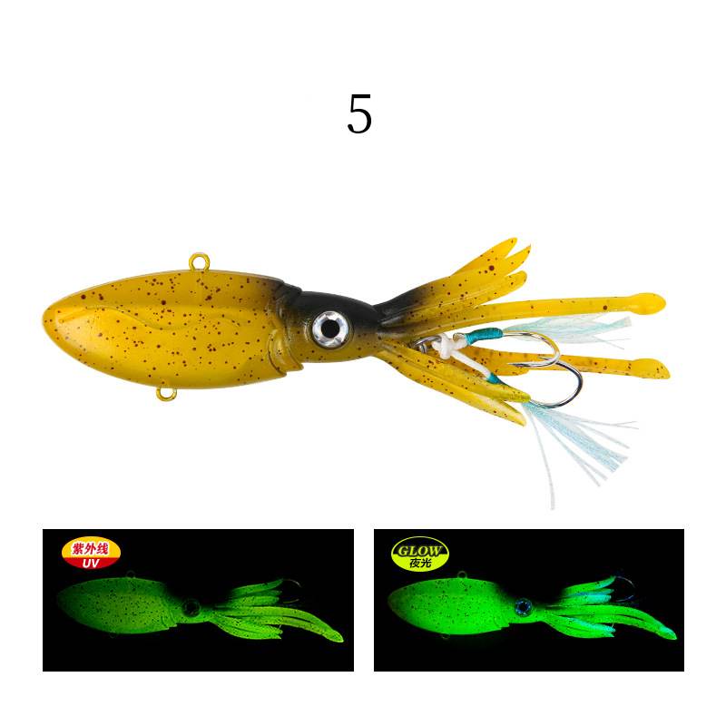 50 pc 90g 130g deep sea large squid shaped lure soft bait
