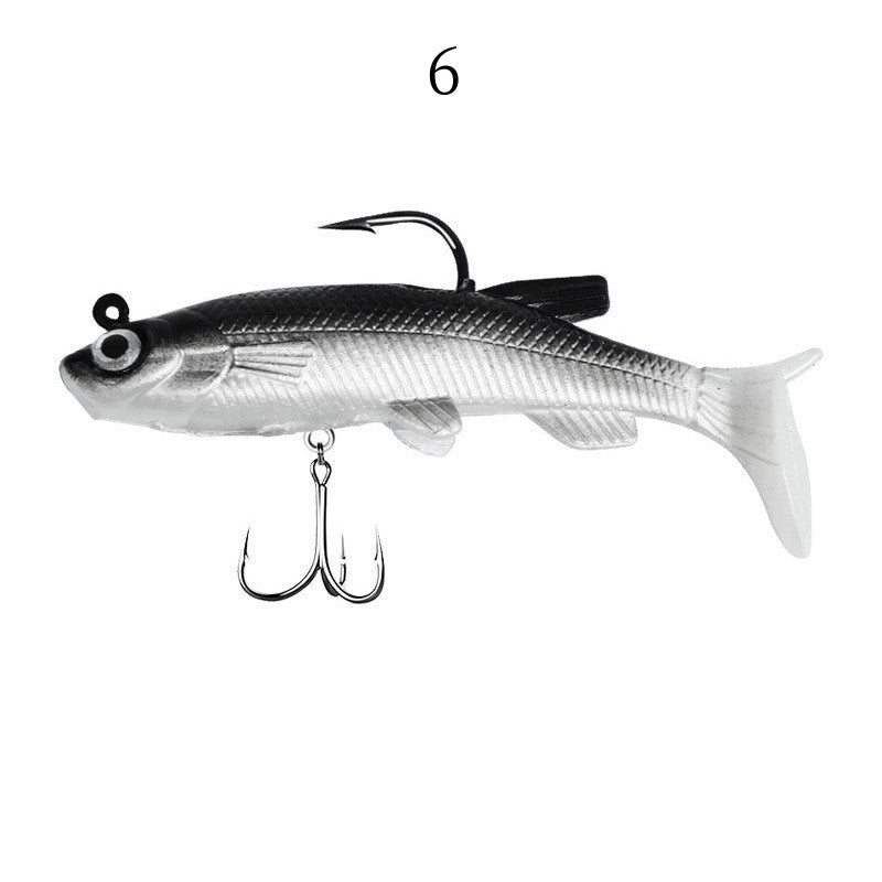 2pcs 12.7g 8.0cm plastic soft lure