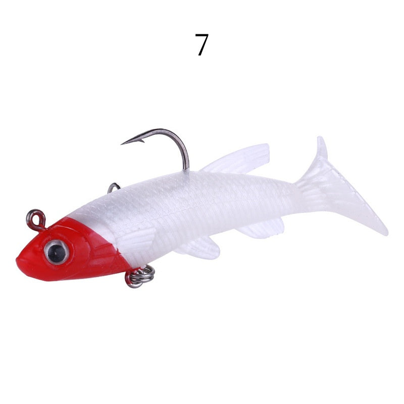 2pcs 12.7g 8.0cm plastic soft lure