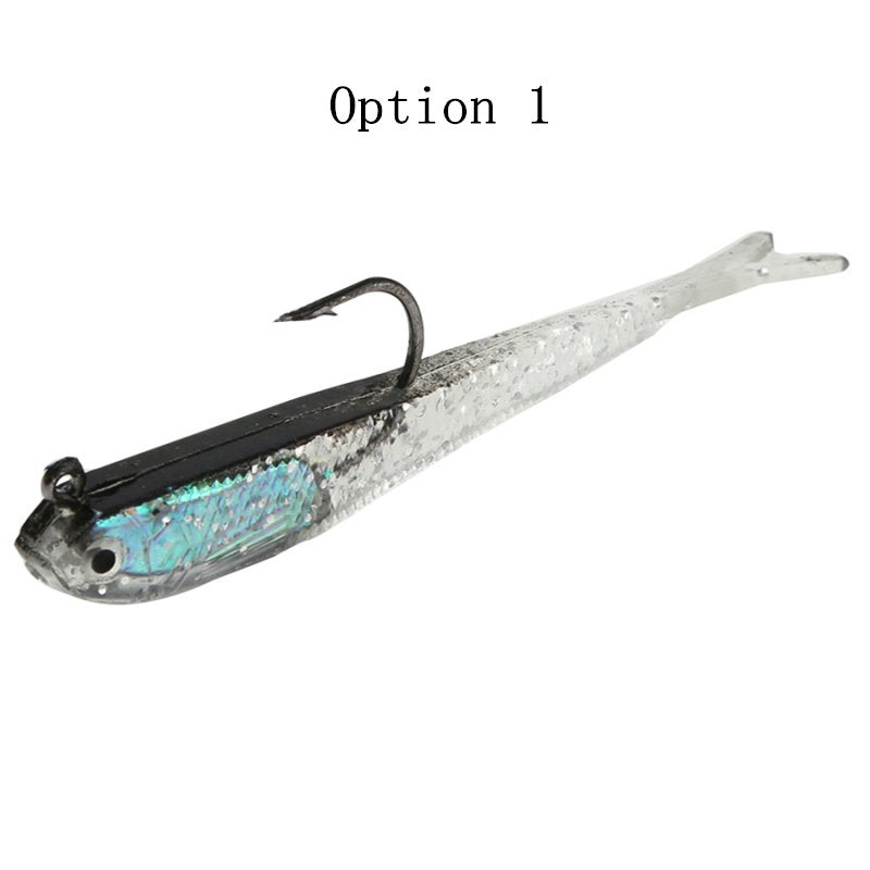5pc 7.5cm/6.5g soft pvc lure