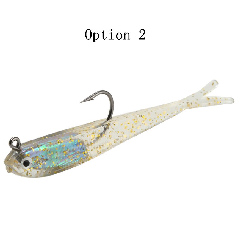 5pc 7.5cm/6.5g soft pvc lure