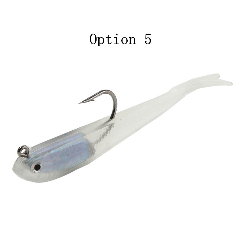5pc 7.5cm/6.5g soft pvc lure