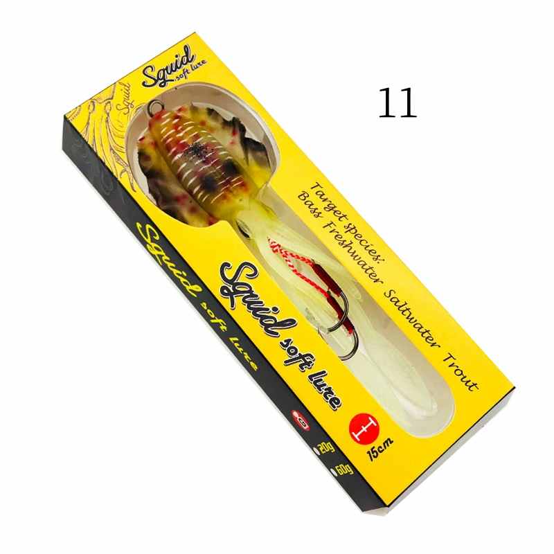 2 pc 60g 120g 150g deep sea large squid shaped lures