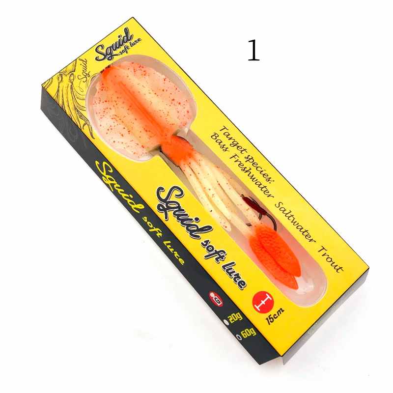 2 pc 60g 120g 150g deep sea large squid shaped lures