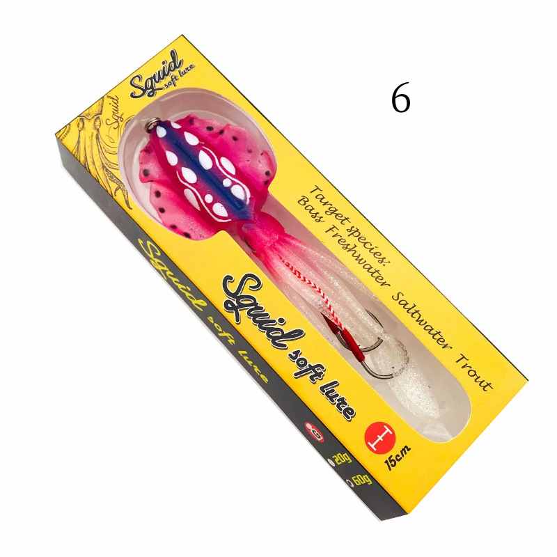 2 pc 60g 120g 150g deep sea large squid shaped lures