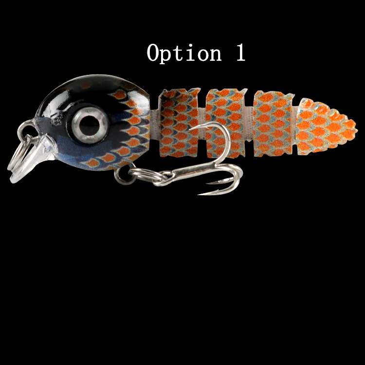 2pc knotty Fish lure 5.5cm4.1g-Submersible knobby mini micro bait