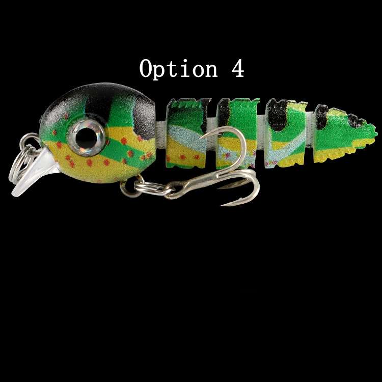 2pc knotty Fish lure 5.5cm4.1g-Submersible knobby mini micro bait
