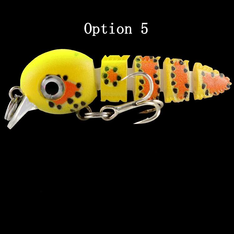 2pc knotty Fish lure 5.5cm4.1g-Submersible knobby mini micro bait