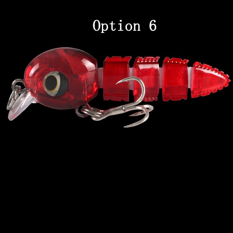 2pc knotty Fish lure 5.5cm4.1g-Submersible knobby mini micro bait