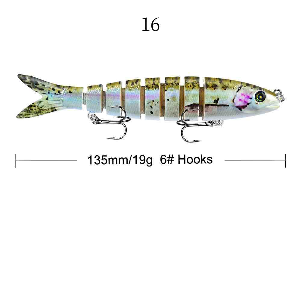 2pc 13.5cm 19g knotty Fish lure segment Hard Bait
