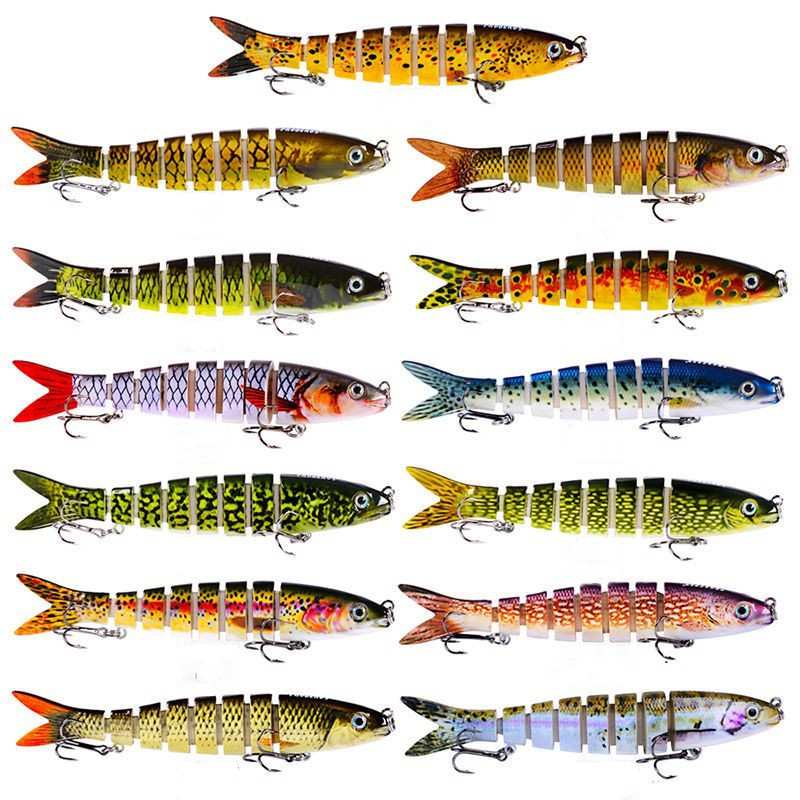 2pc 13.5cm 19g knotty Fish lure segment Hard Bait