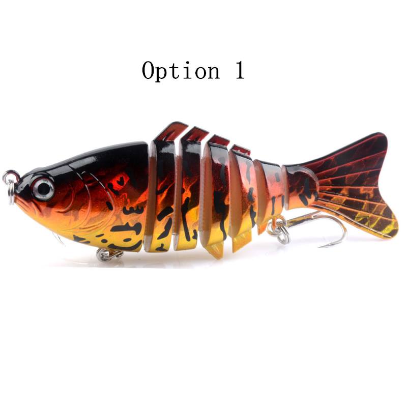 2pc knotty Fish lure 9.5cm 15g-segment Hard Bait