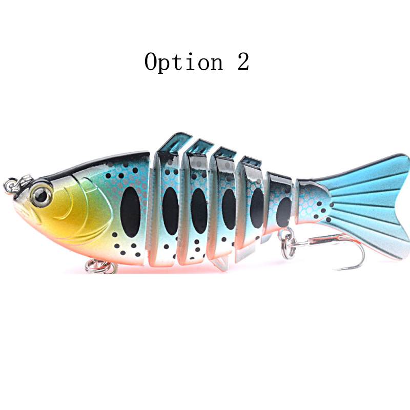 2pc knotty Fish lure 9.5cm 15g-segment Hard Bait