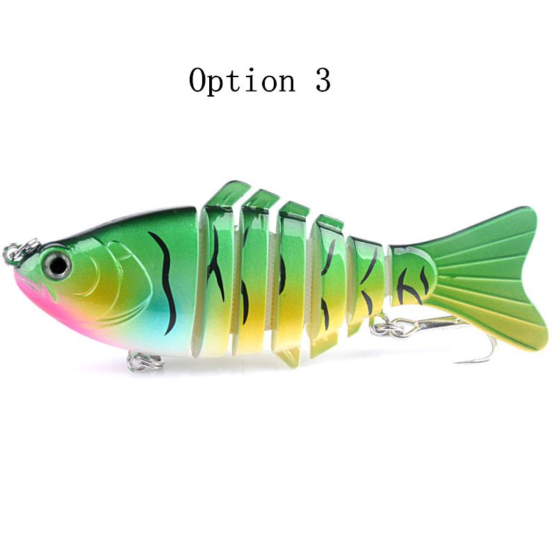 2pc knotty Fish lure 9.5cm 15g-segment Hard Bait