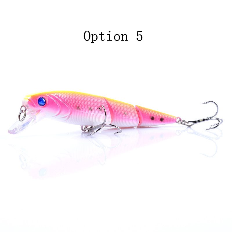 5 pcs 14g 10.5cm floating segment minnow lure