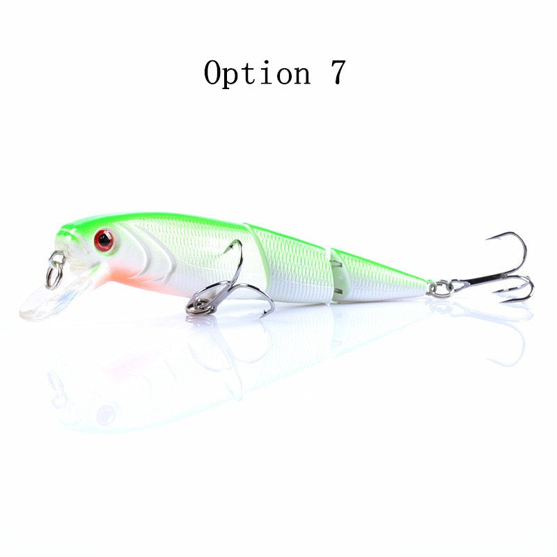 5 pcs 14g 10.5cm floating segment minnow lure