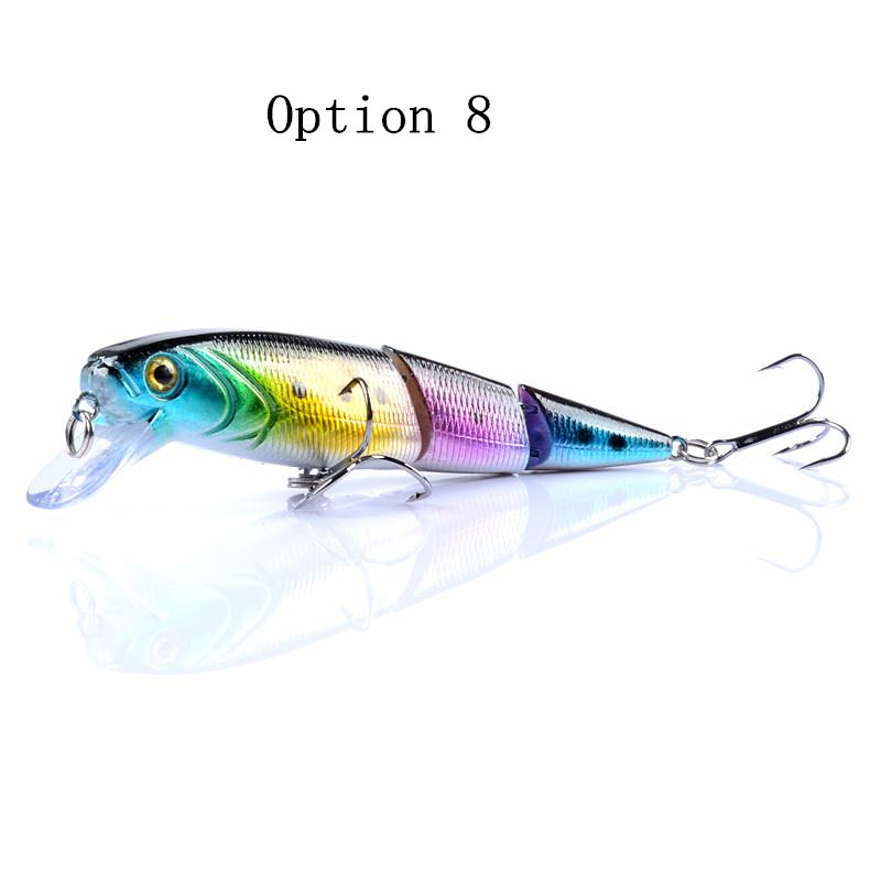 5 pcs 14g 10.5cm floating segment minnow lure