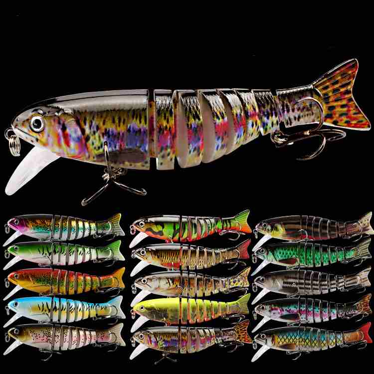 2pc knotty Fish lure 11cm 17g-segment Hard Bait