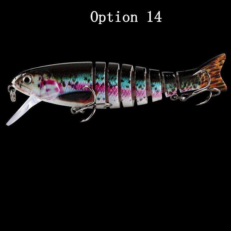 2pc knotty Fish lure 11cm 17g-segment Hard Bait