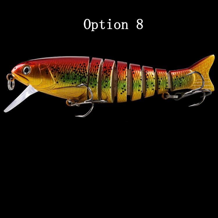 2pc knotty Fish lure 11cm 17g-segment Hard Bait