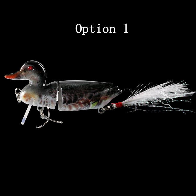 2pc duck-shaped knotty Fish lure 7cm 10.6g-segment Hard Bait