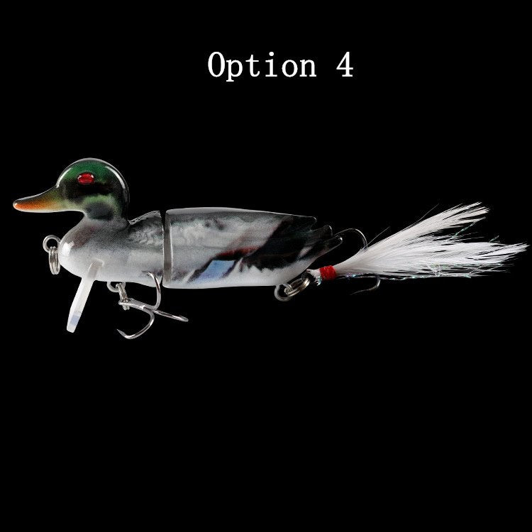 2pc duck-shaped knotty Fish lure 7cm 10.6g-segment Hard Bait