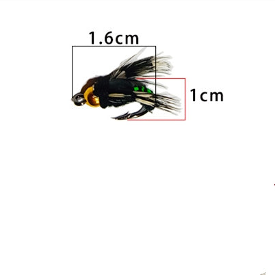 2 lots fly fishing lures-20pcs flies in one lot