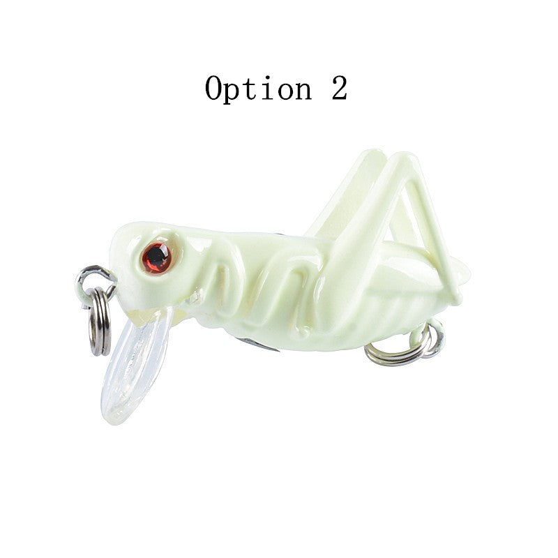 2 pcs 4cm 3g Bionic grasshopper lures for fishing