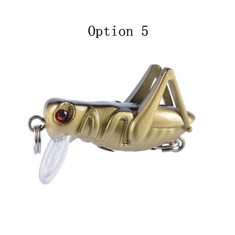 2 pcs 4cm 3g Bionic grasshopper lures for fishing
