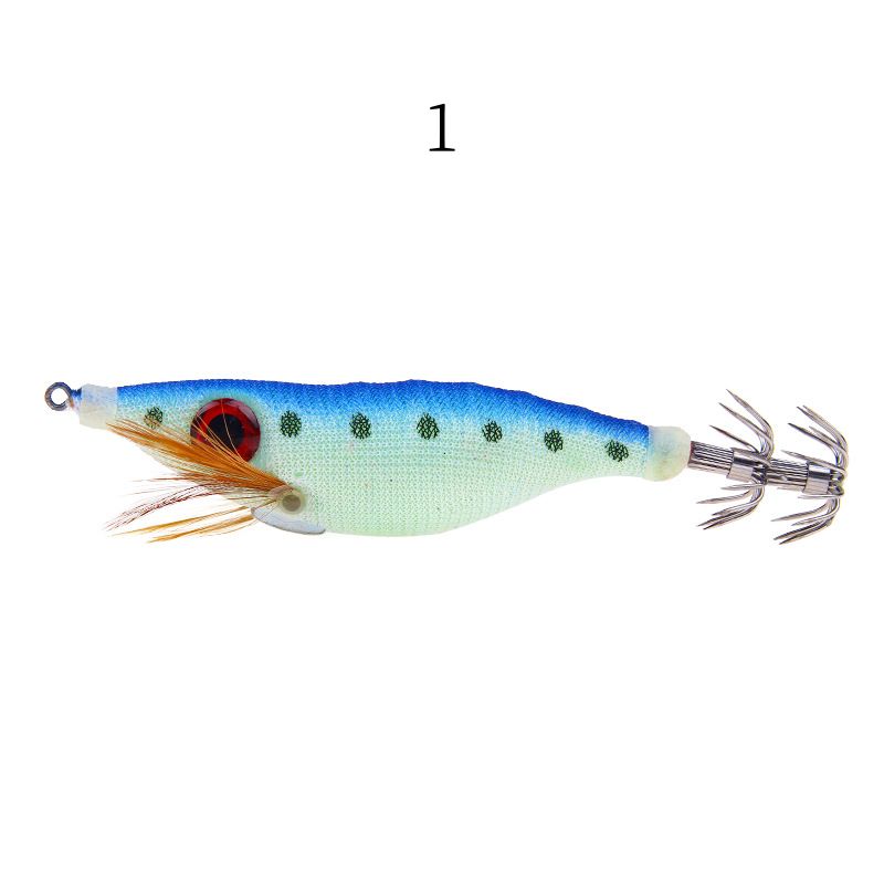 2pcs 10cm 9.2g hard shrimp lure with squid hook
