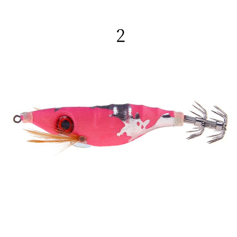 2pcs 10cm 9.2g hard shrimp lure with squid hook