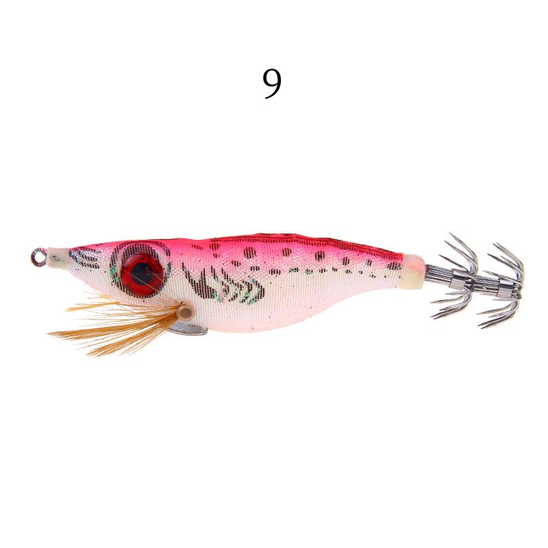 2pcs 10cm 9.2g hard shrimp lure with squid hook