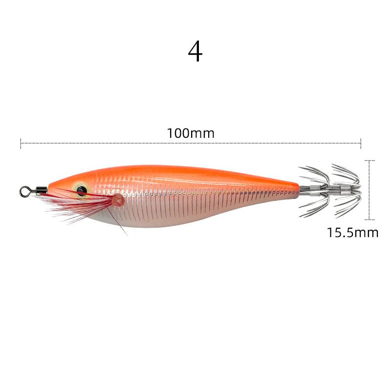 2pcs 10cm 10g Glow-in-the-dark shrimp with squid hook