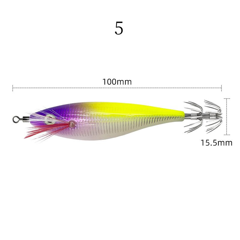 2pcs 10cm 10g Glow-in-the-dark shrimp with squid hook