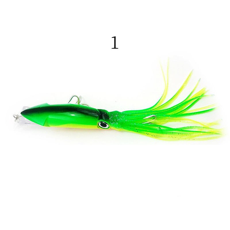 2 pcs 14cm 40g octopus shaped sea fishing lure bait